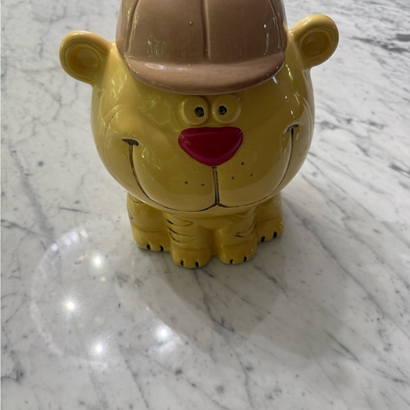 Vintage 70s Cookie Jar Smiling Tiger Friends TV Show Holt Howard RARE EXCELLENT - Picture 3 of 7